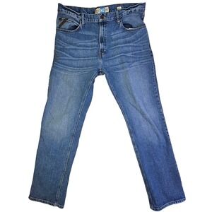 Ariat Legacy M2 Relaxed Boot Cut Jeans Mens 40x34 Medium Wash Denim Blue Pants